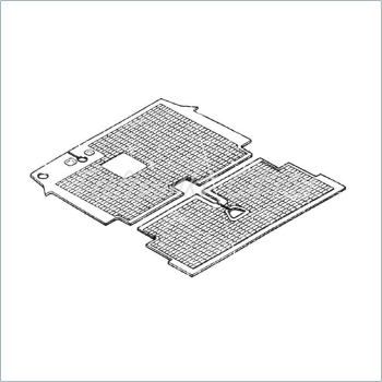Bodenmattensatz graphit Velours / grau gekettelt, 2CV (vorne & hinten) / AK vorne